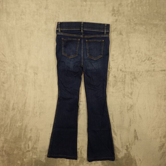 Spanx SPANXshape Original EveryWear Flare Jeans Women's small Petite Blue Denim - Picture 10 of 13